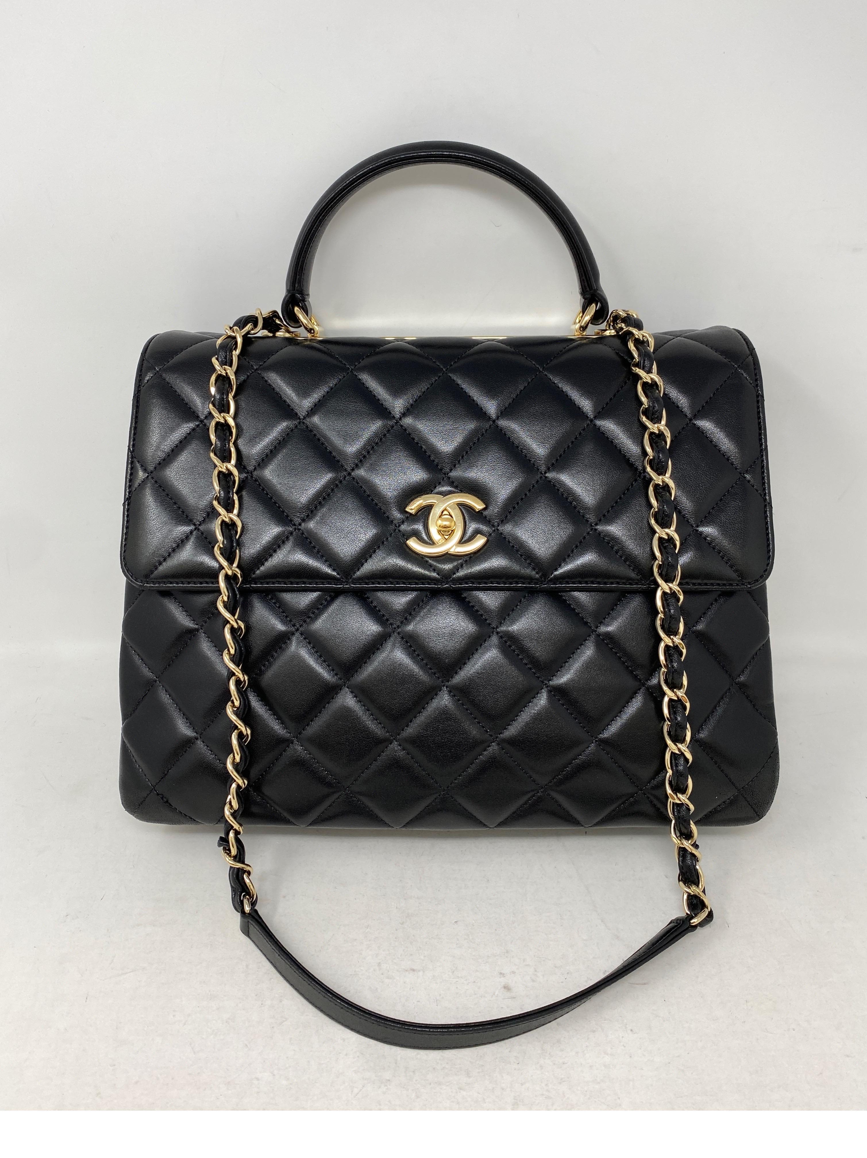 Chanel Black Large Trendy Bag  11