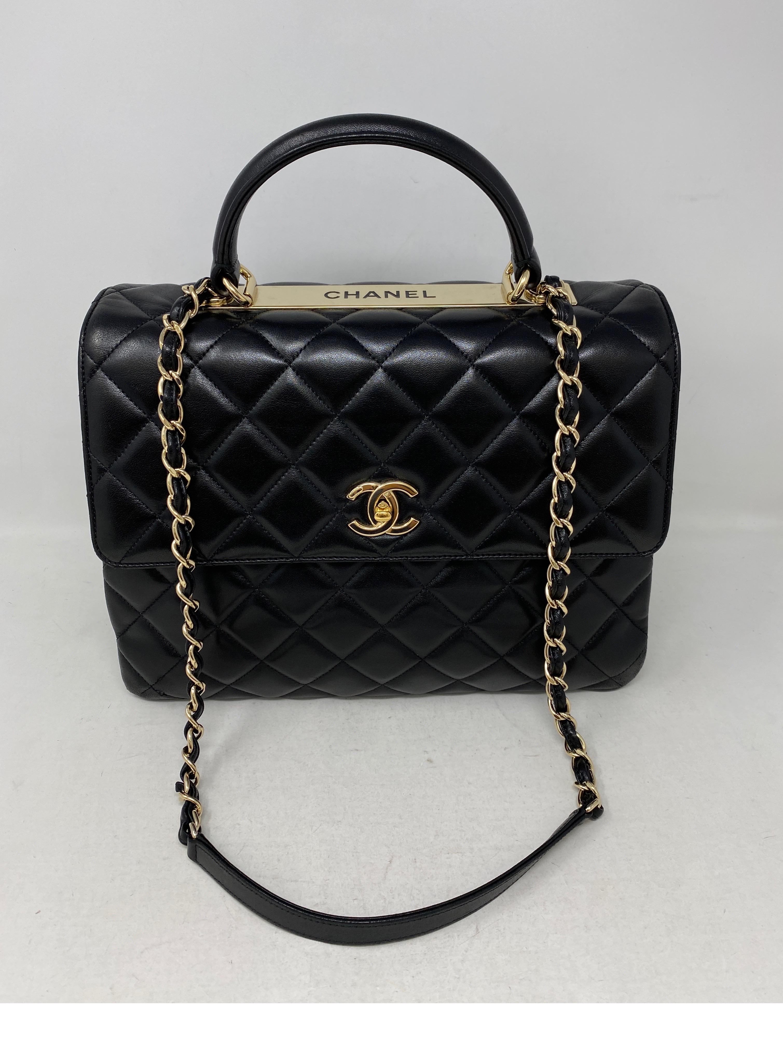 Chanel Black Large Trendy Bag  12