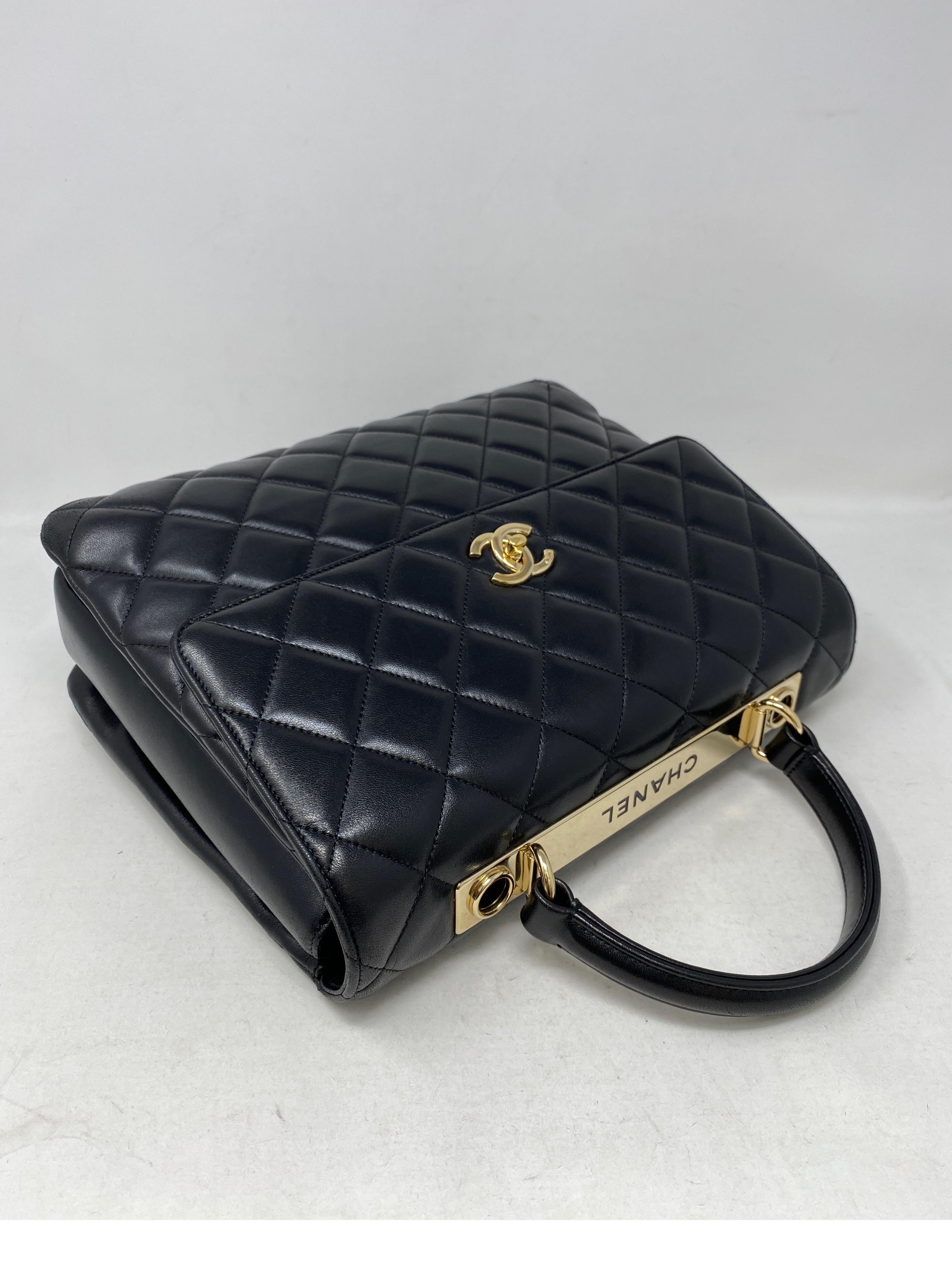 Women's or Men's Chanel Black Large Trendy Bag 