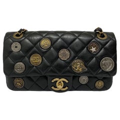 Chanel Tasche aus schwarzem Leder 2.55