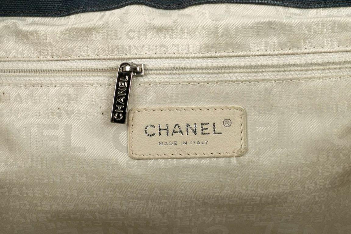 Chanel Black Leather and Canvas Bag, 2004/2005 6
