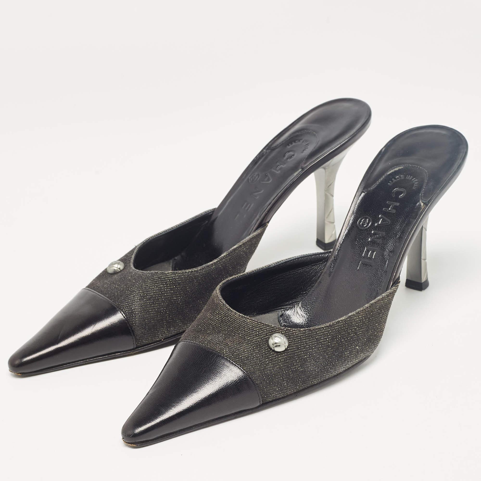 The ease of slipping into your shoes as you head out and taking them off once youre home is elevated with mules. These Chanel black mules for women bring the same comfort with a lot of style.