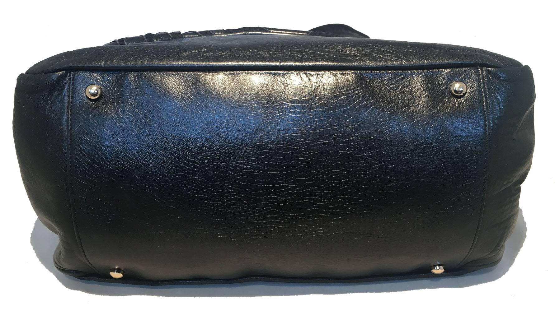 Chanel Black Leather and Knit Patchwork Classic Flap Messenger Shoulder Bag 1
