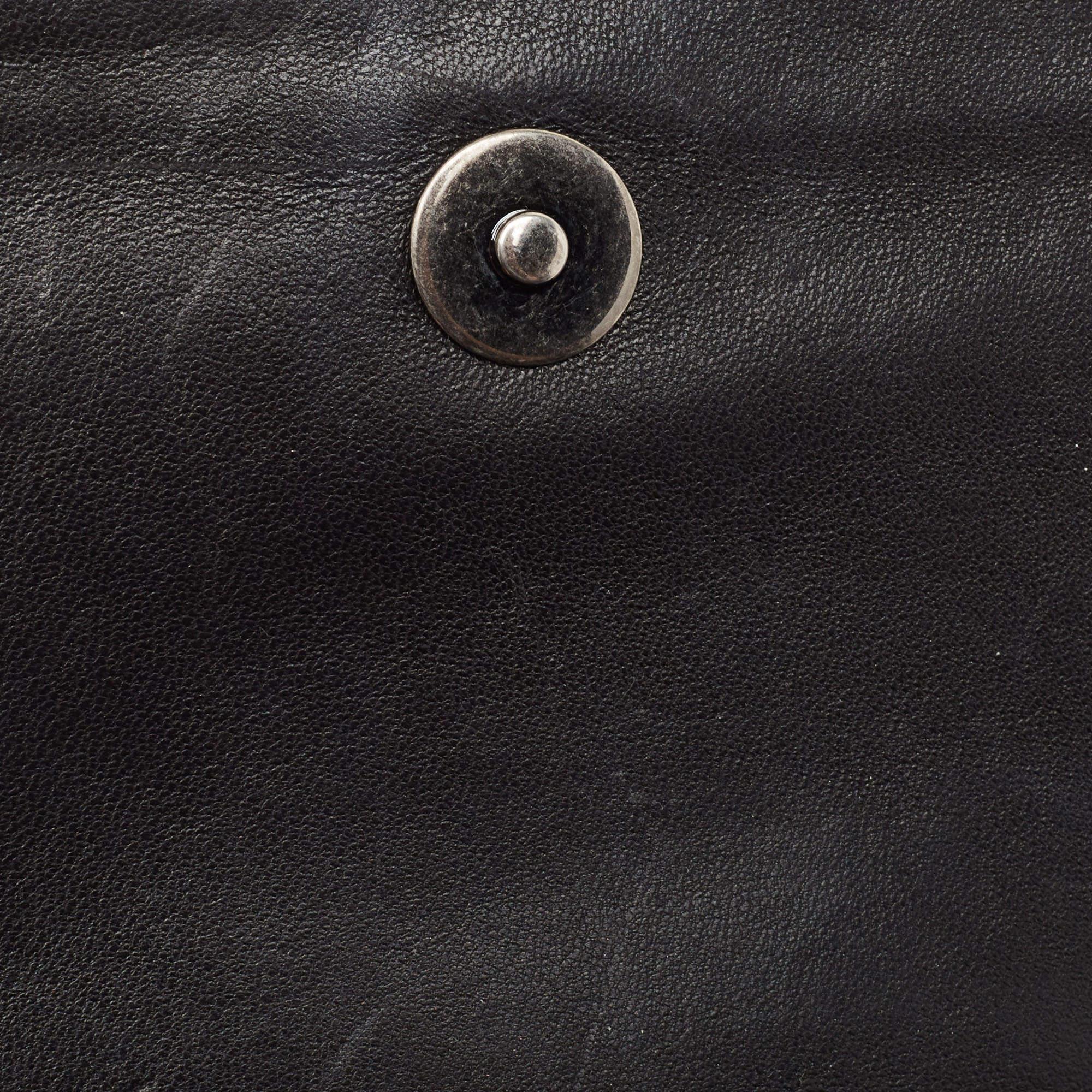 Chanel Black Leather and Plexiglass Mini Brick Flap Crossbody Bag 2
