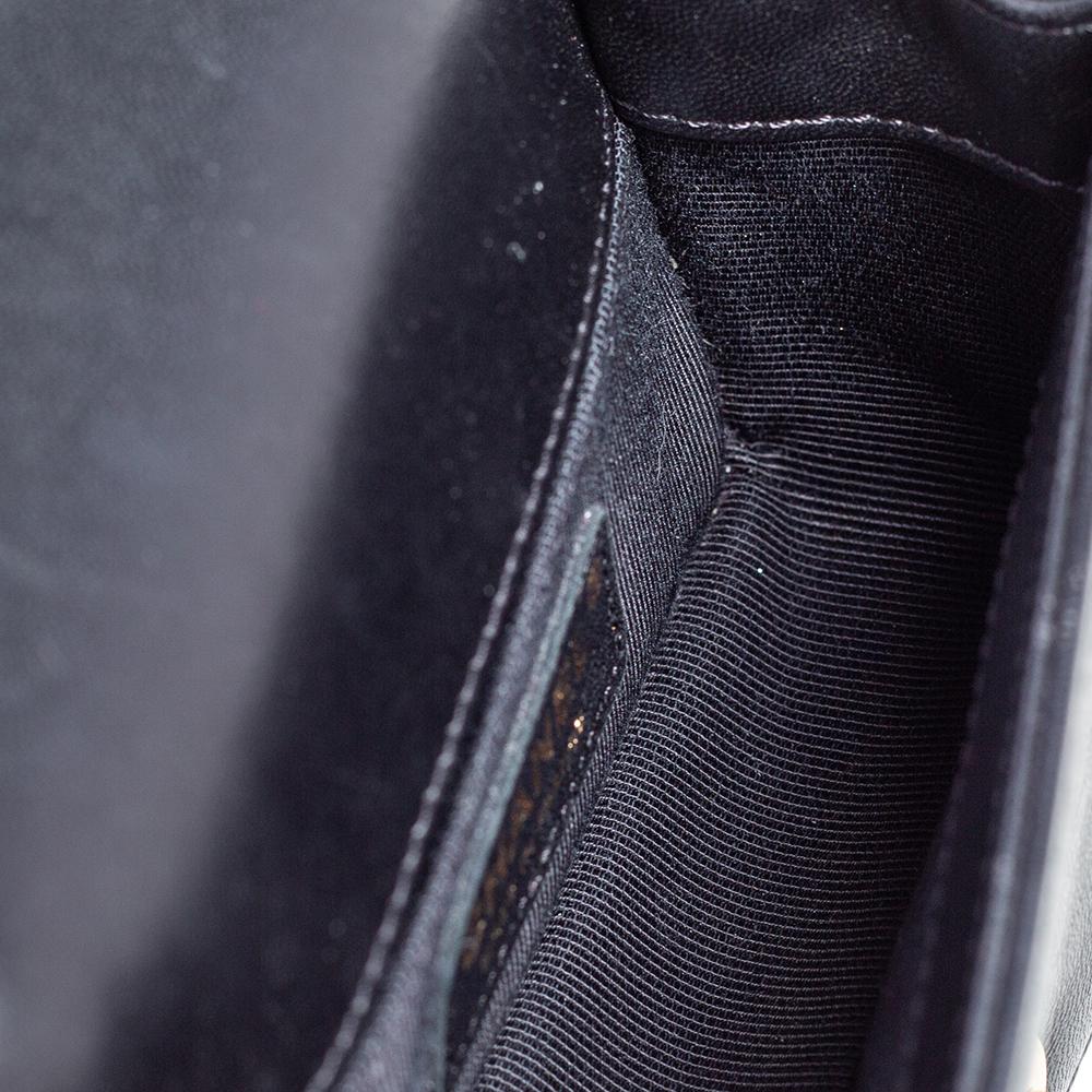 Chanel Black Leather and Tweed Mini Boy Bag 7