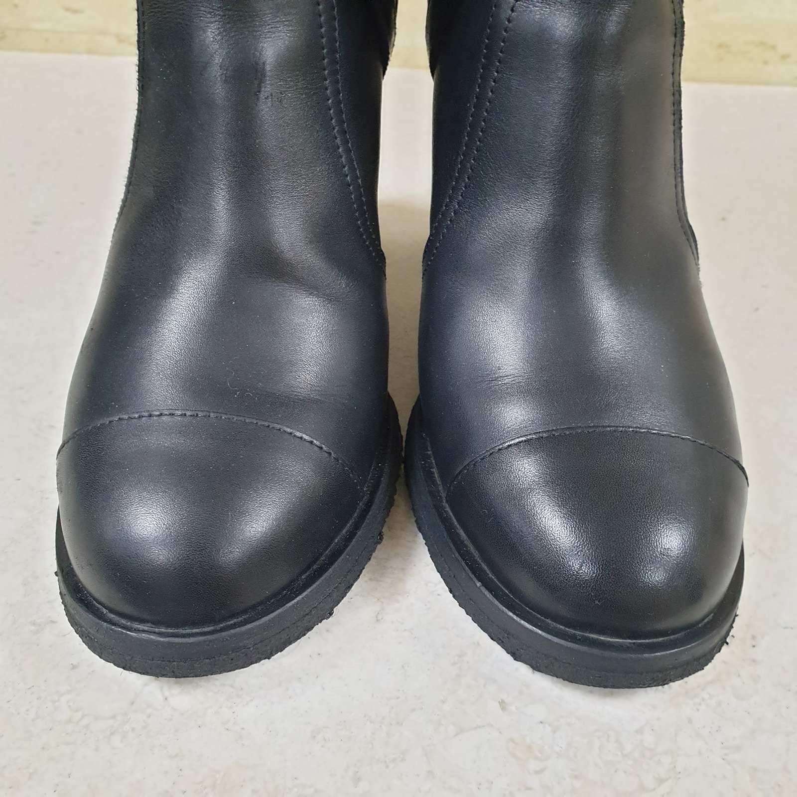 Chanel Black Leather Ankle Boots 1