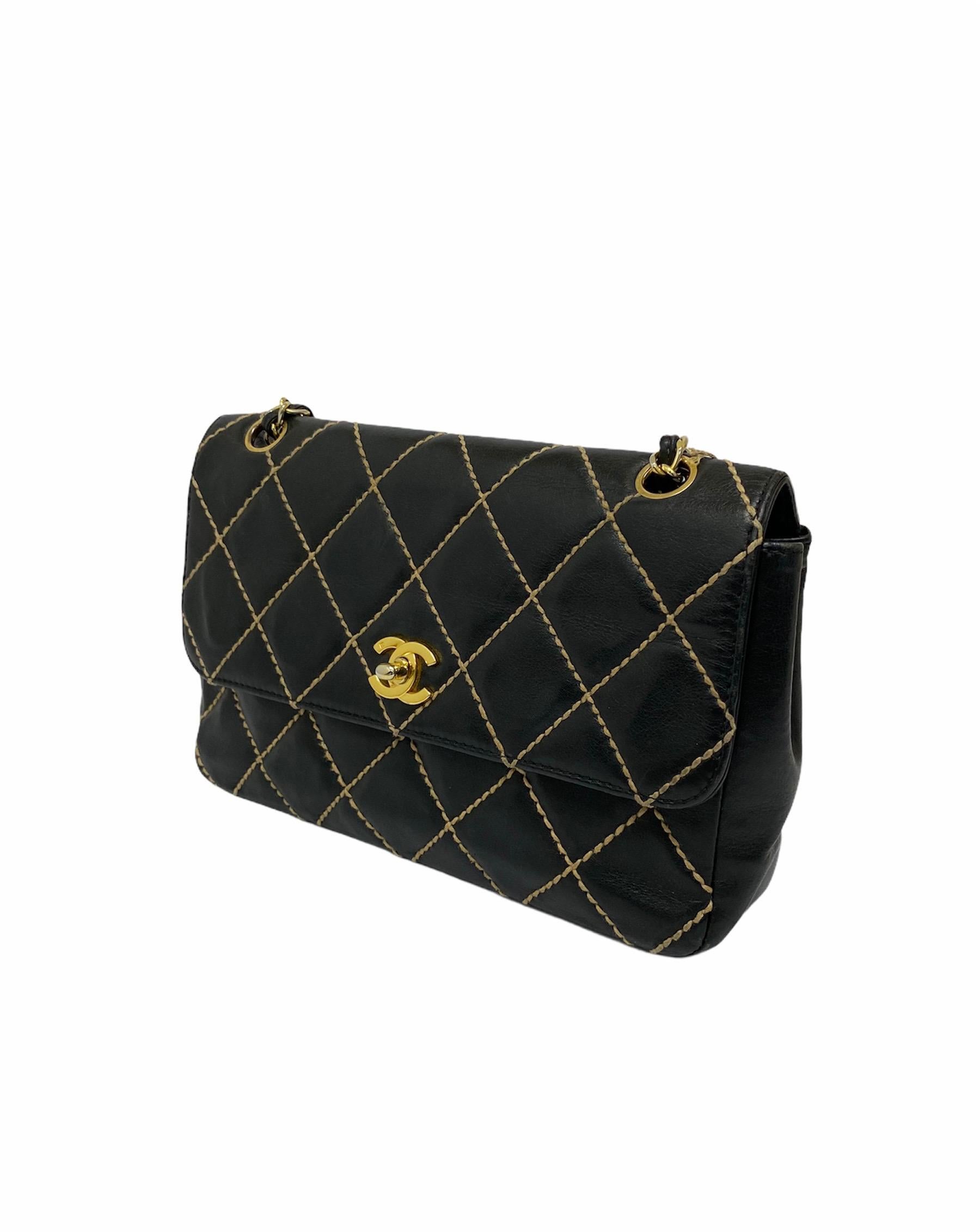 Women's Chanel Black Leather Bag