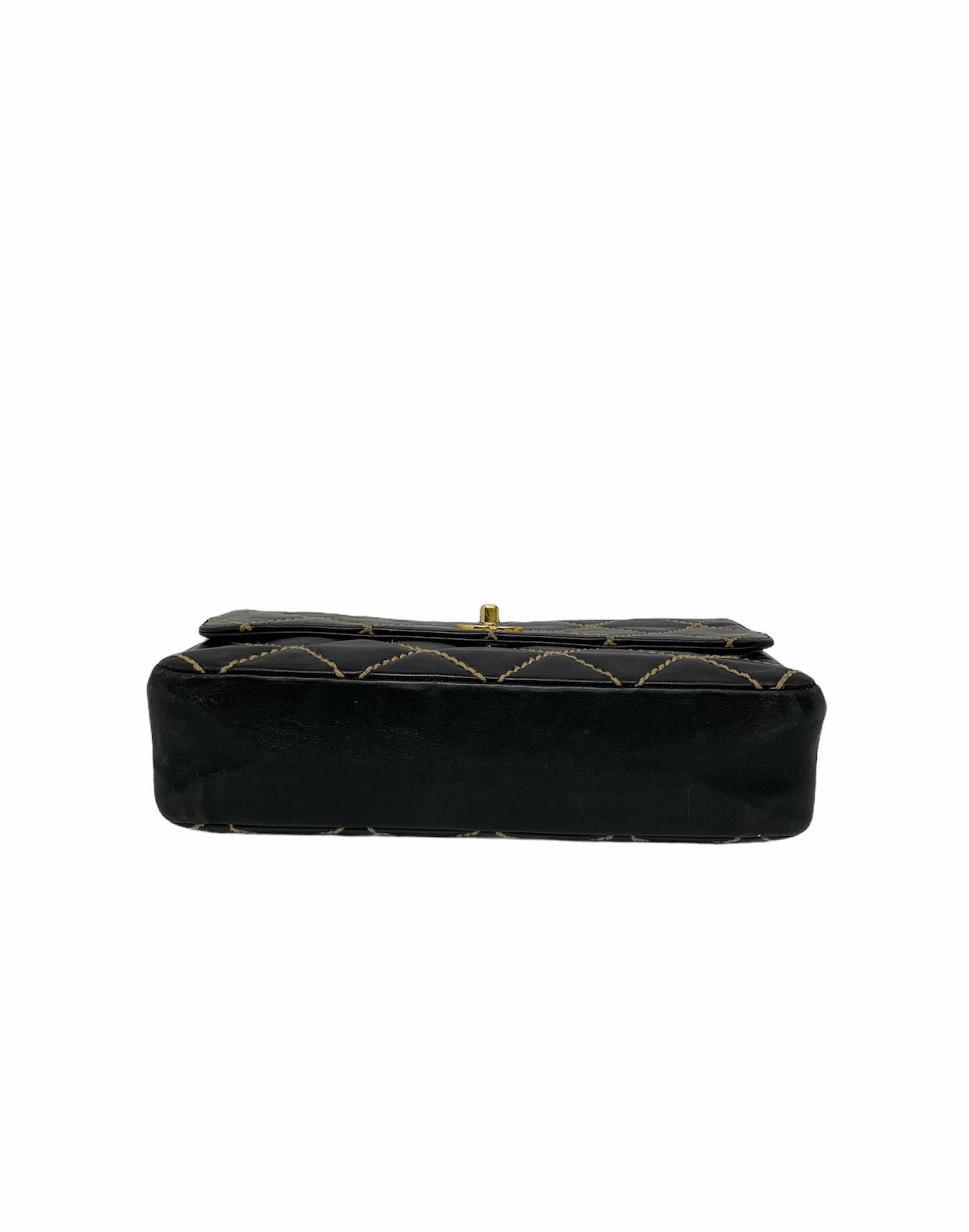 Chanel Black Leather Bag 2