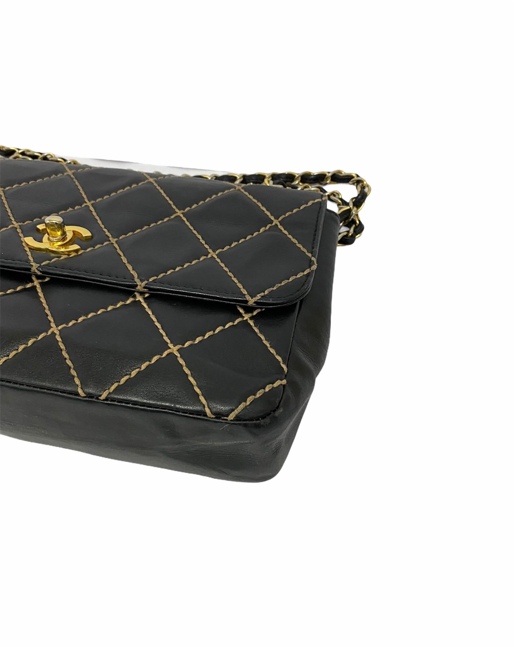 Chanel Black Leather Bag 3