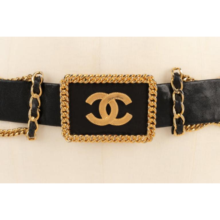 Ceinture Chanel, années 1980 Bon état à SAINT-OUEN-SUR-SEINE, FR