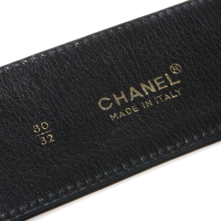 Chanel black leather belt at 1stDibs | chanel belt, chanel nelt