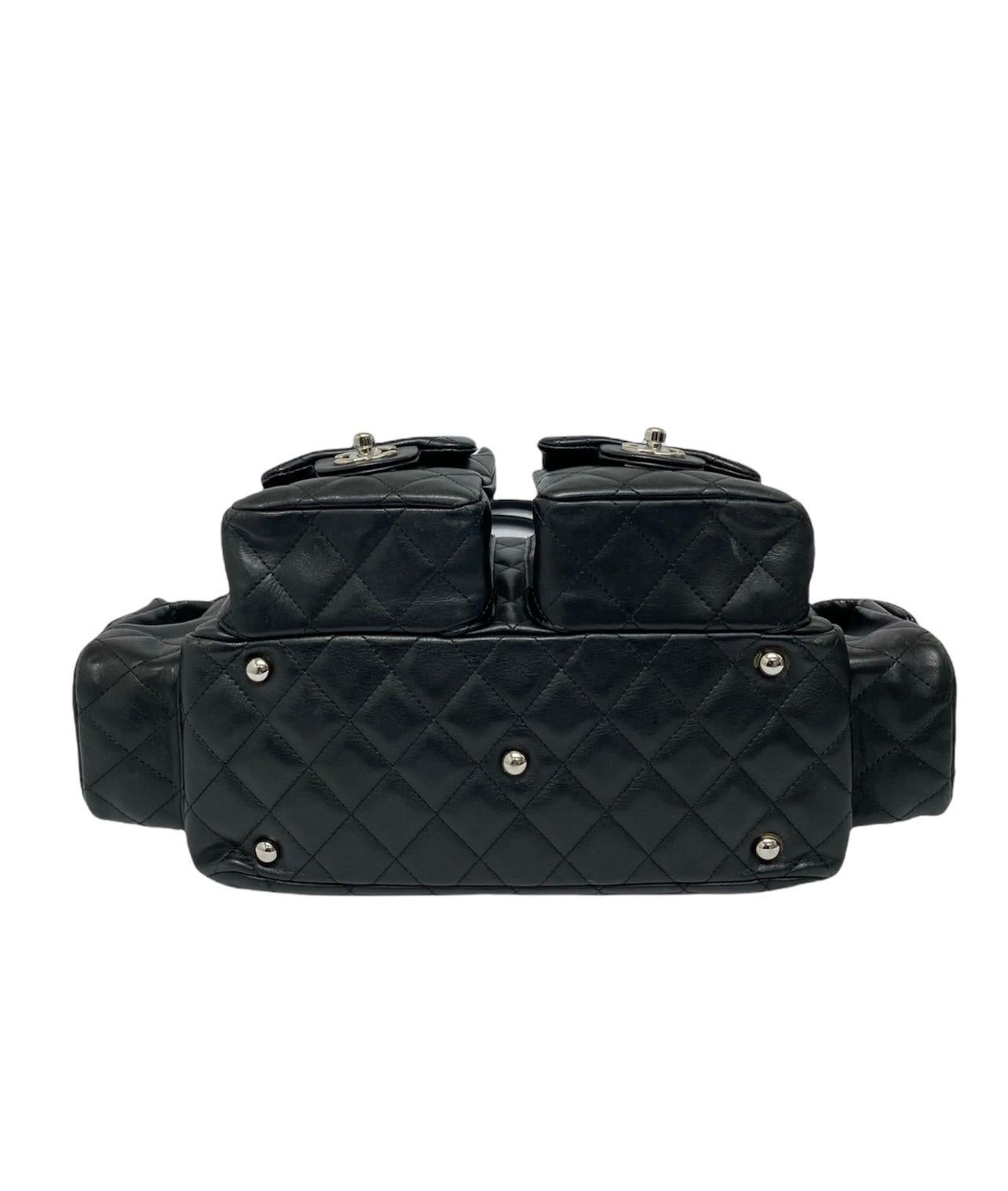 Chanel Black Leather Cambon Bag In Good Condition In Torre Del Greco, IT