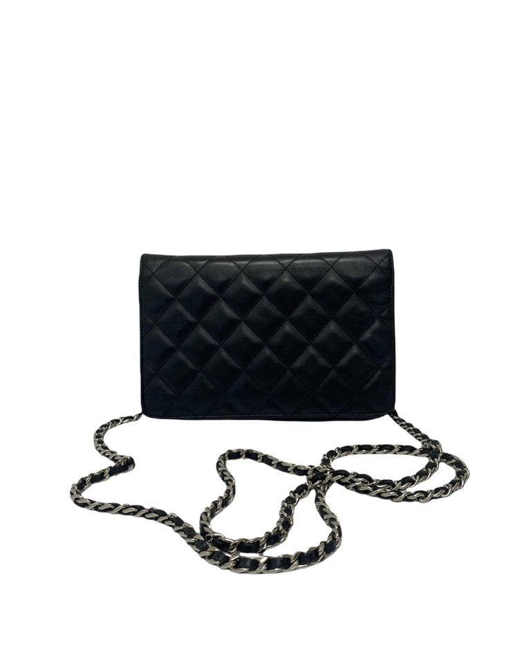 Chanel Black Leather Cambon Woc Bag For Sale at 1stDibs chanel cambon woc