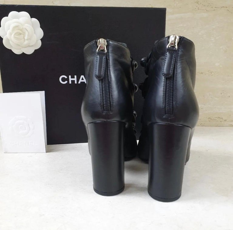 Chanel Shearling Camellia Long Boots main image 1
