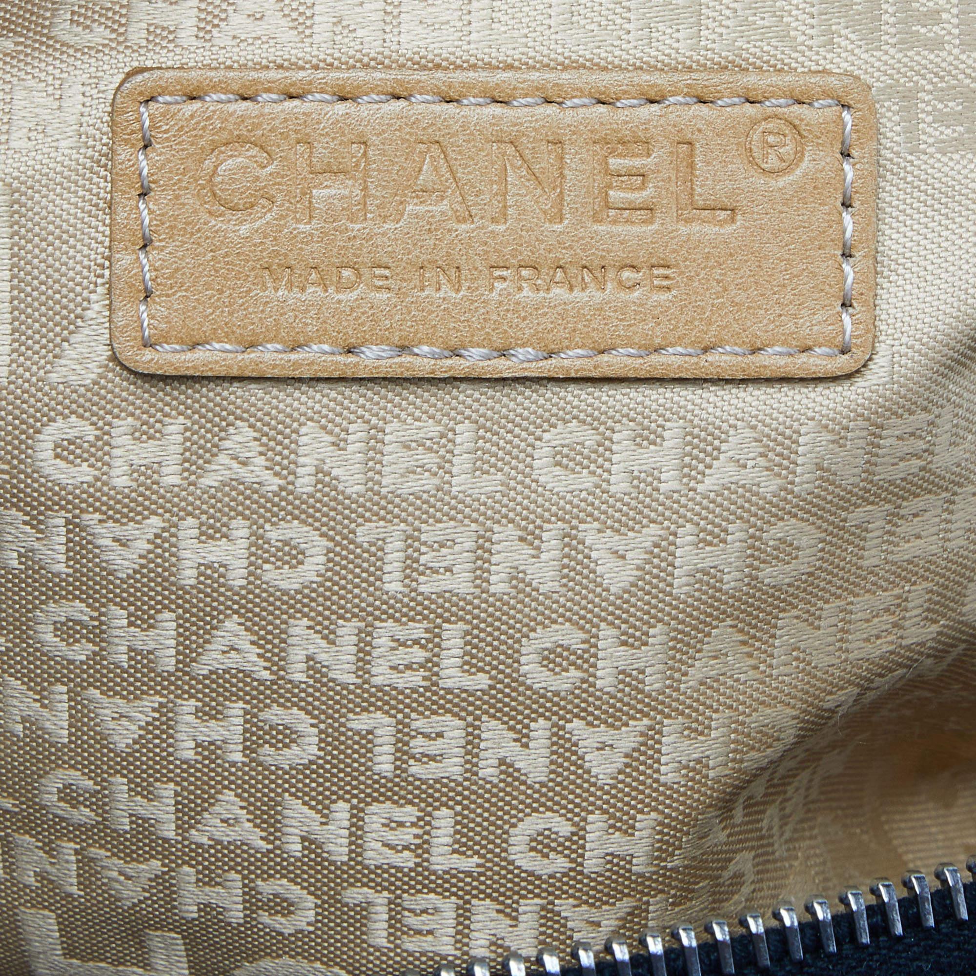 Women's Chanel Black Leather CC Bowler Bag For Sale
