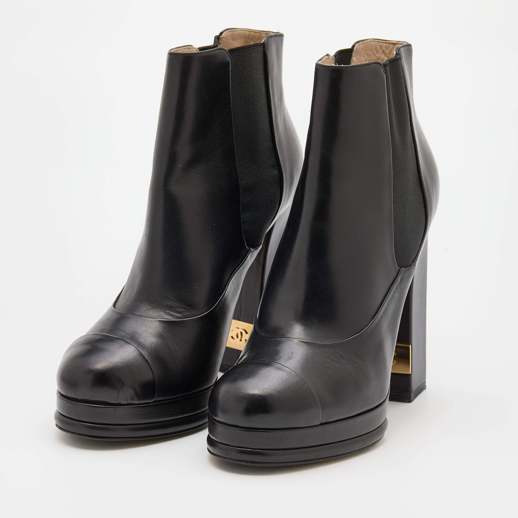 chanel chelsea boots
