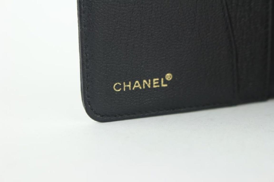 Chanel Black Leather CC Logo Agenda Cover 15cz1002 1