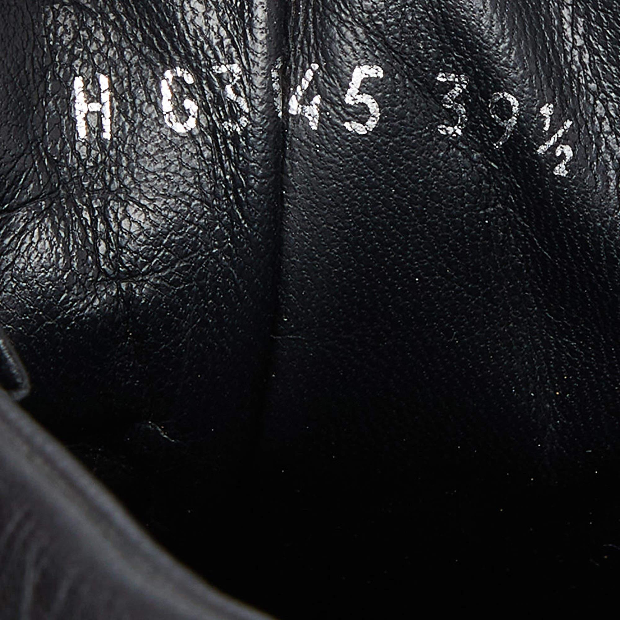 Chanel Schwarz Leder CC Zip Link High Top Turnschuhe mit Reißverschluss Größe 39,5 im Angebot 3