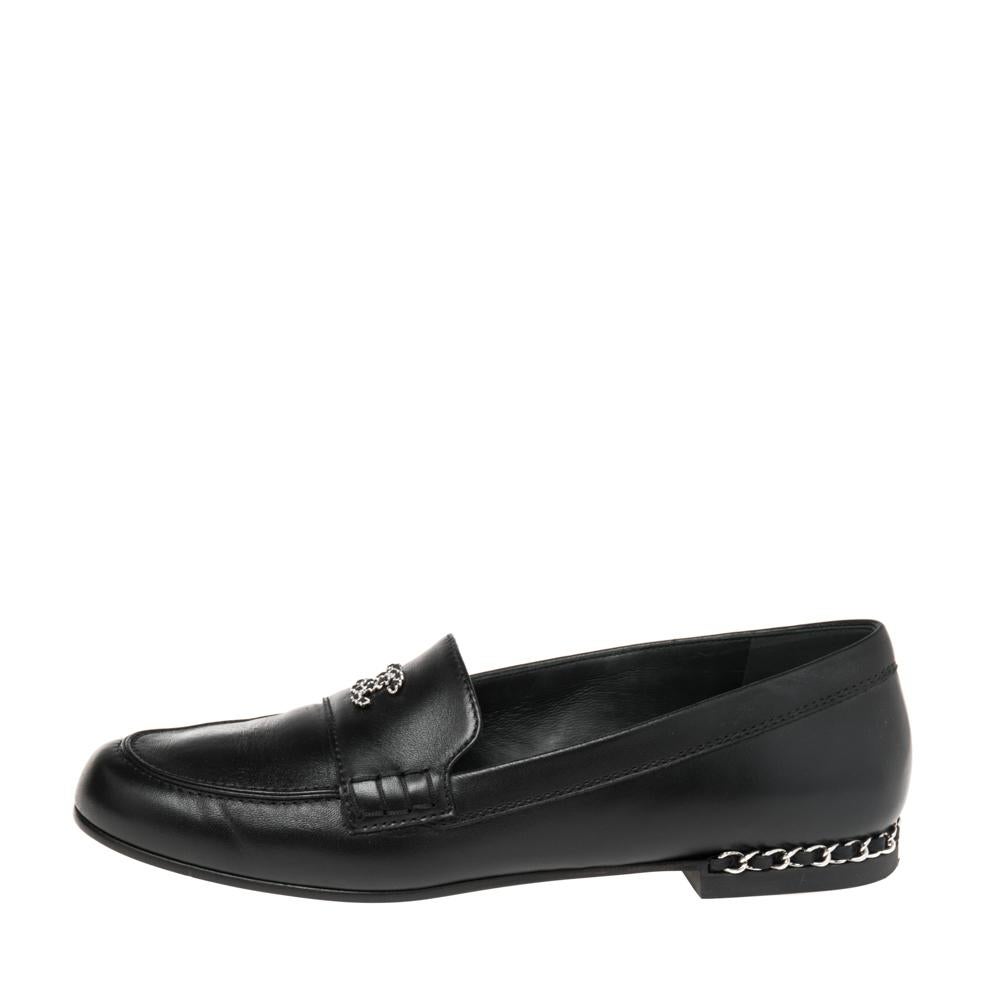 chanel loafers size 40