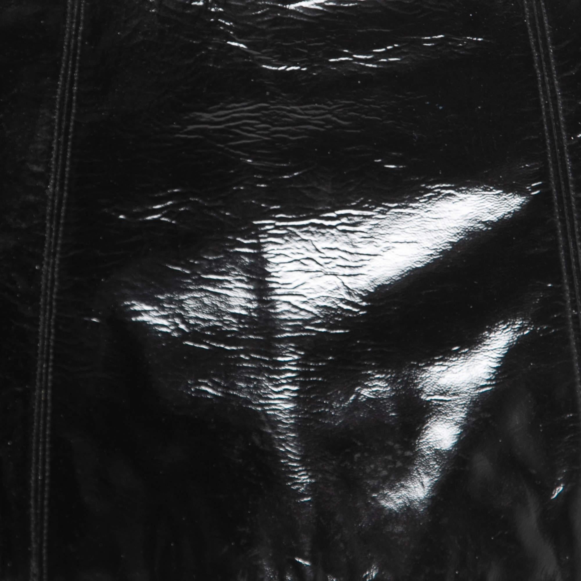 Noir Chanel - Ceinture corset en cuir noir M en vente