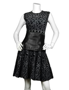 Chanel Black Leather Corset Waist Belt sz 42
