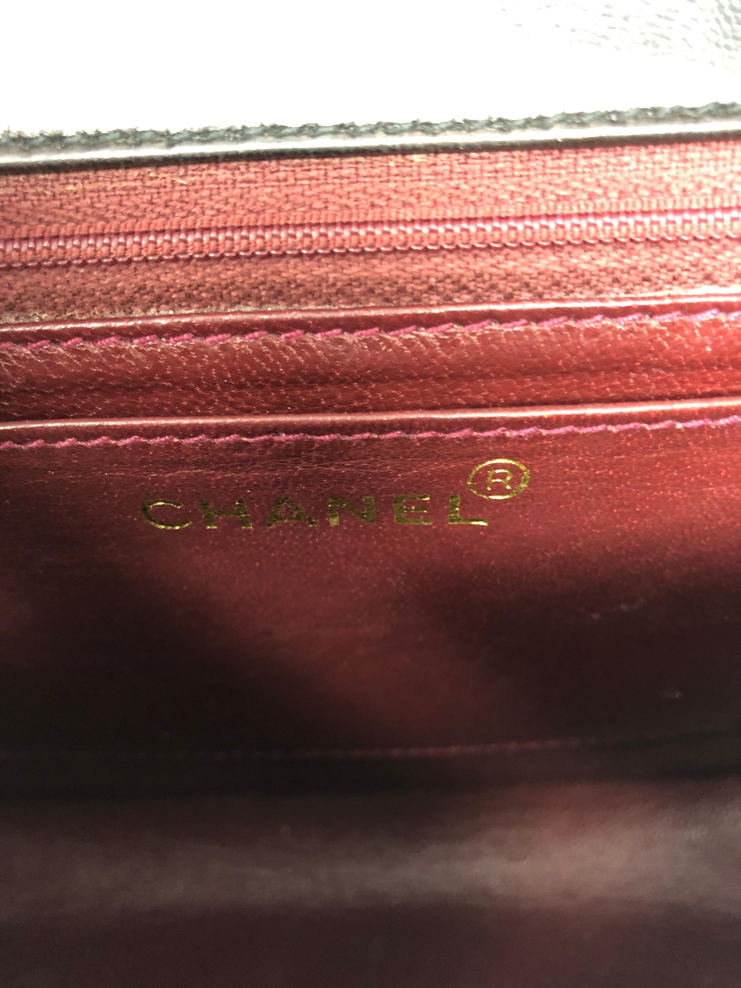 Chanel Black Leather Crossbody Bag 4