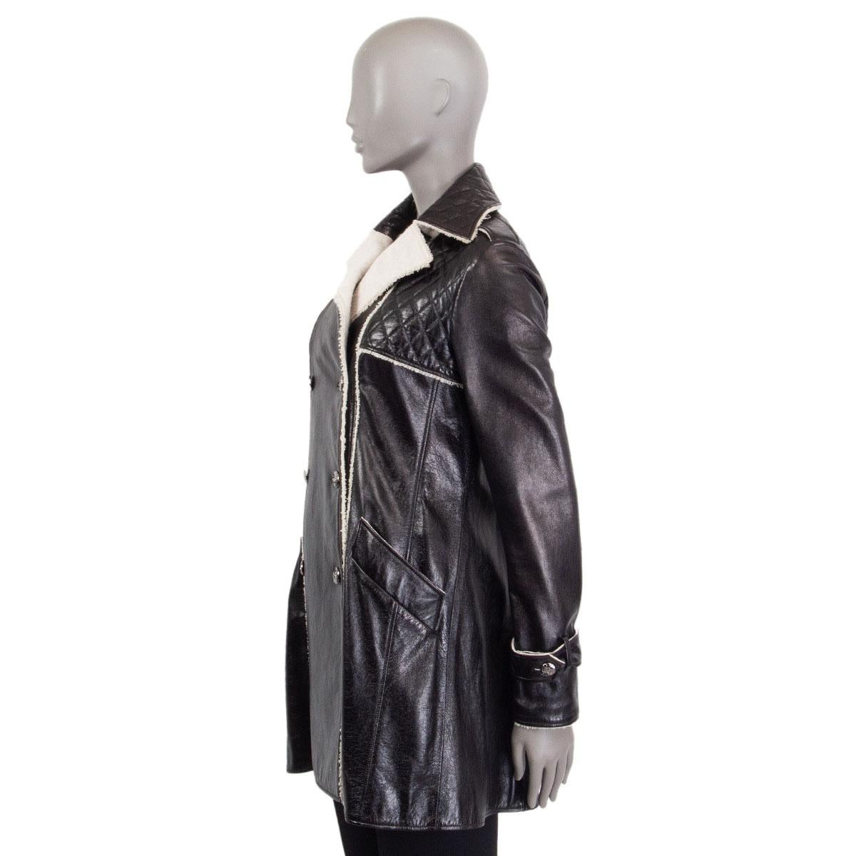 chanel black leather jacket