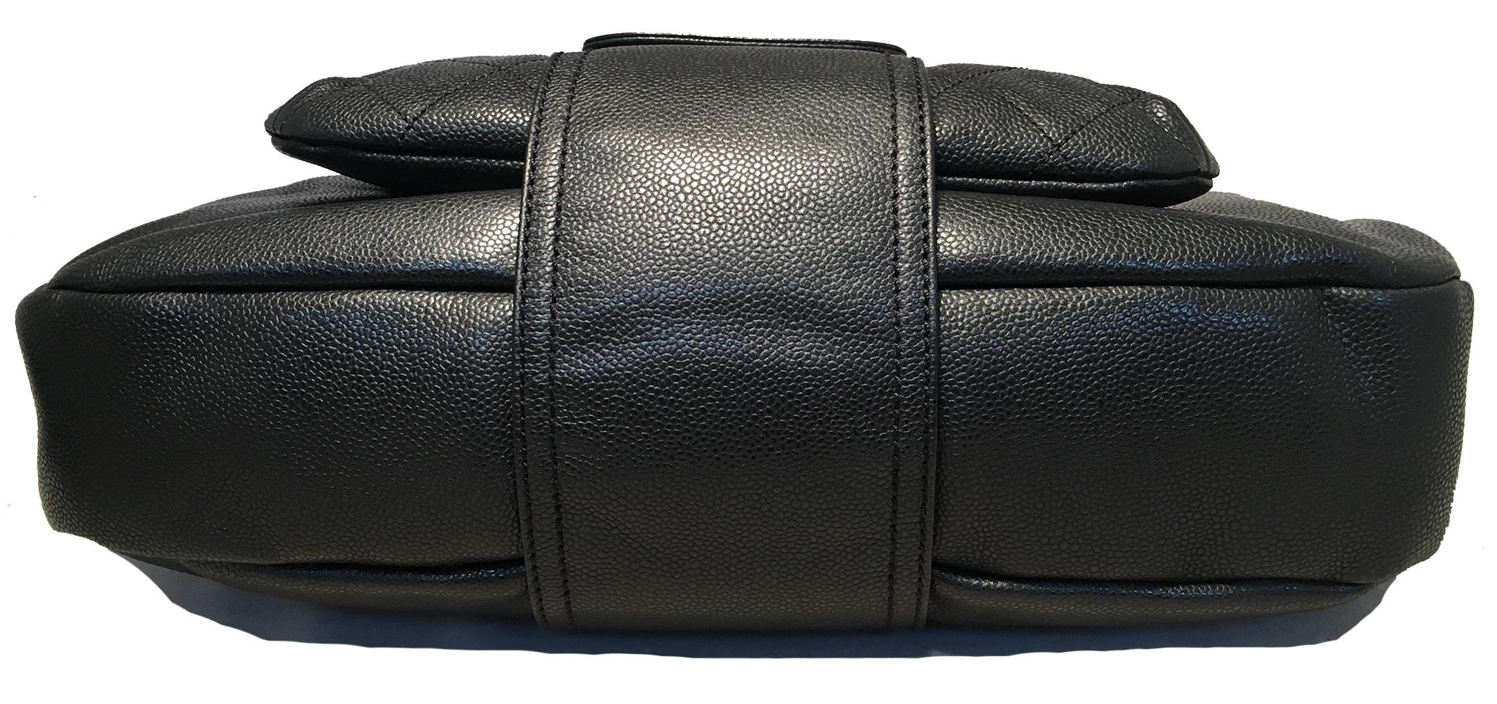 Black Chanel Coco Rider Flap Bag Production Sample 