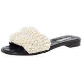 Chanel pearl logo sandals - Gem