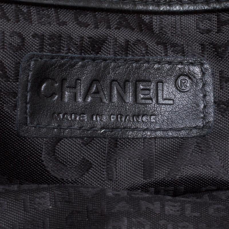 Chanel Black Leather Giant Reissue Flap Shoulder Bag 1
