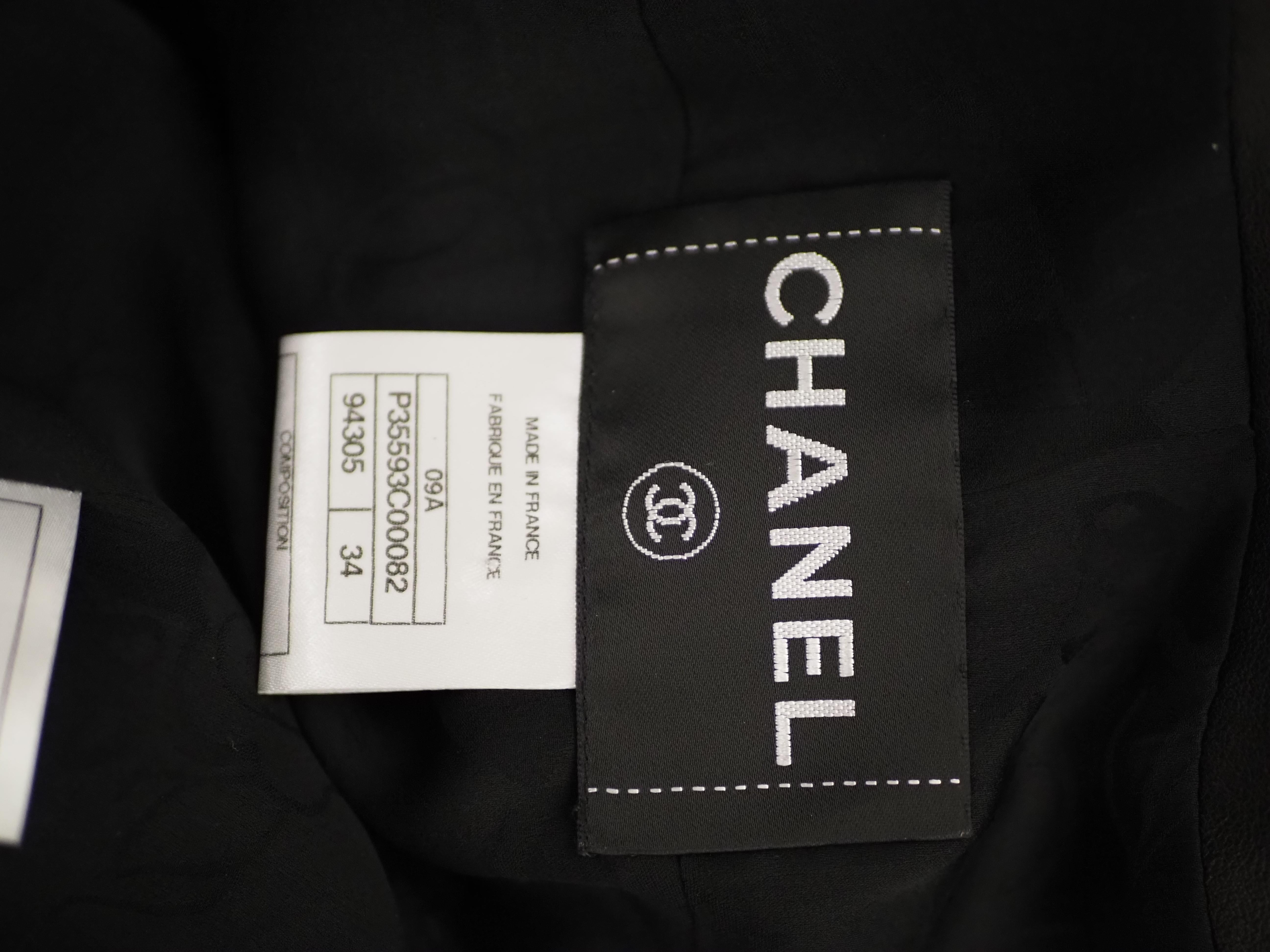 Chanel black leather jacket For Sale 11