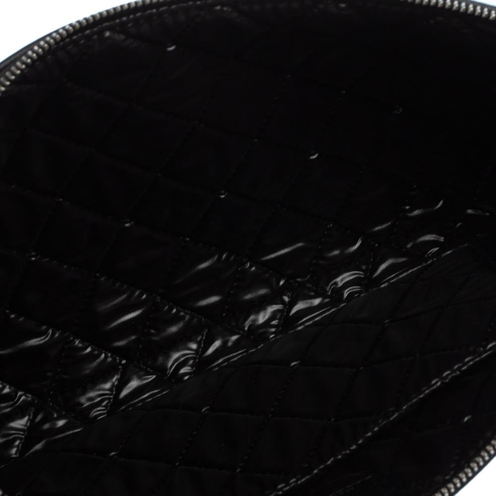 Chanel Black Leather Keyboard Clutch 4