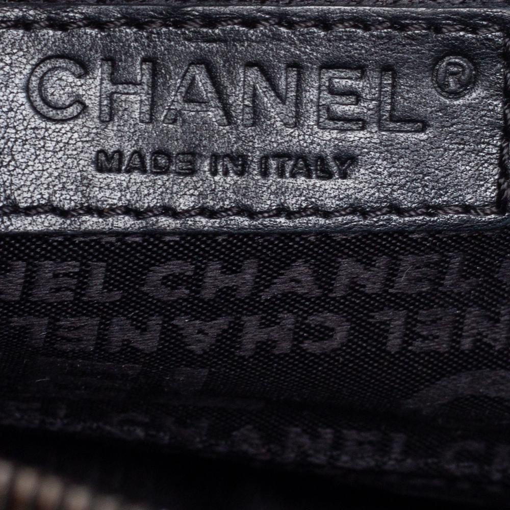 Chanel Black Leather LAX Chain Shoulder Bag 5