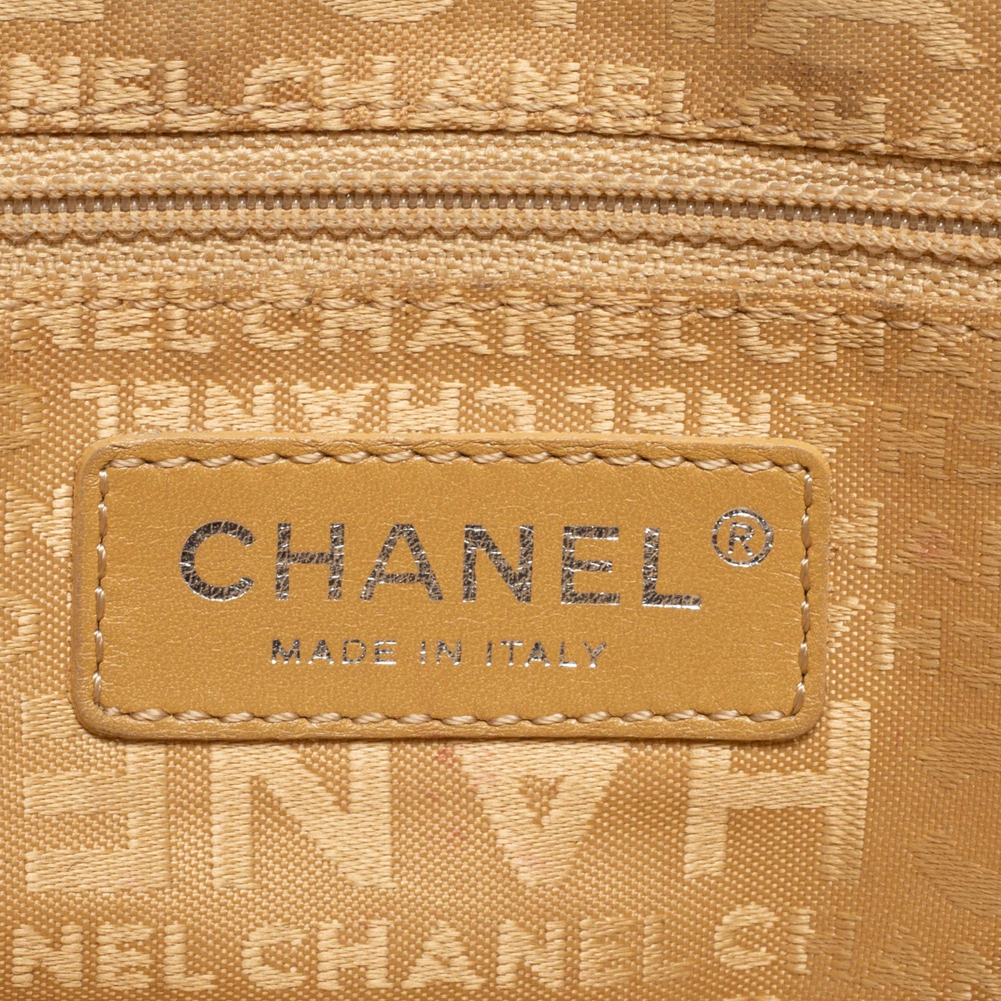 Chanel Black Leather LAX Tassel Bowler Bag 4