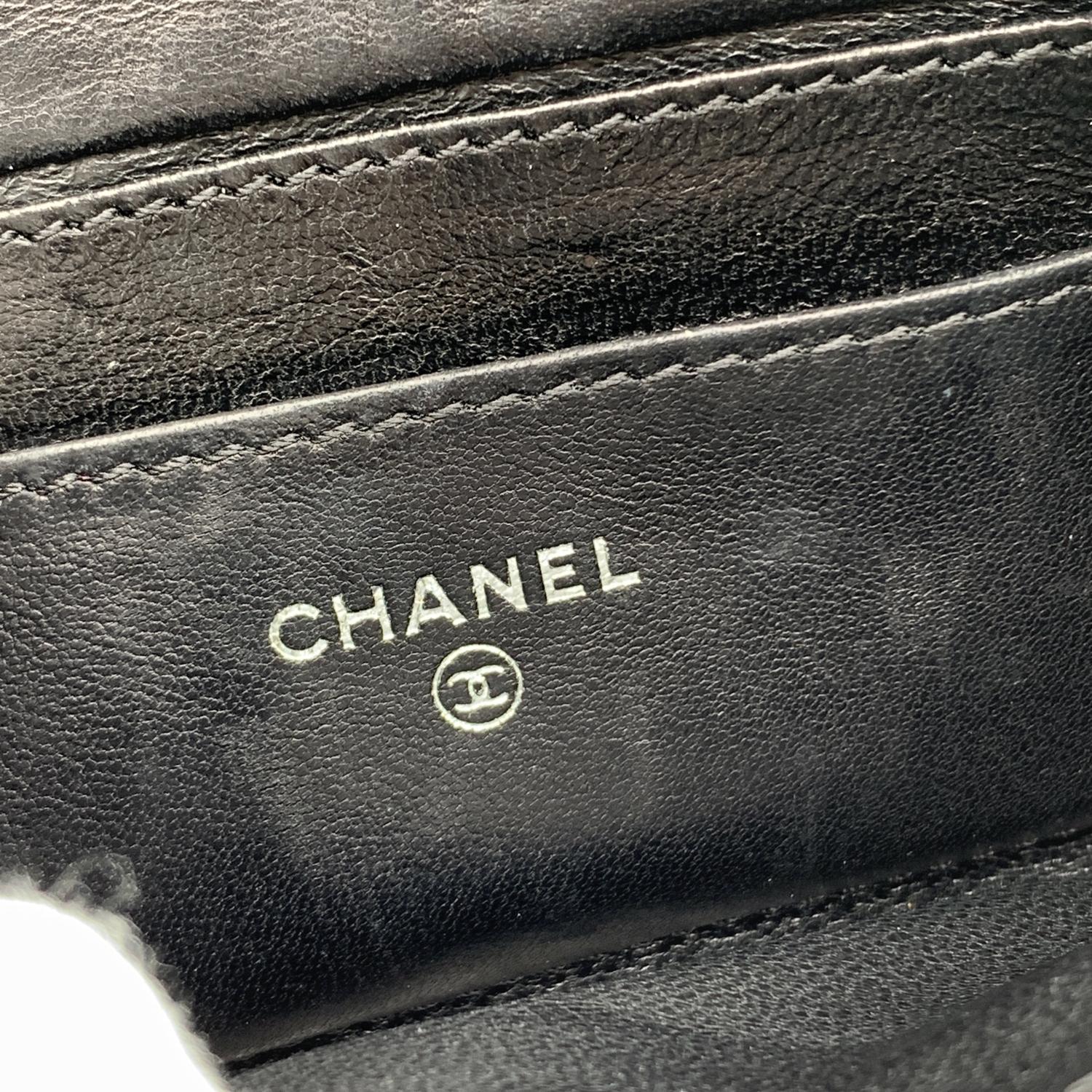 Chanel Black Leather Limited Edition Mademoiselle Postcard Mini Bag 1