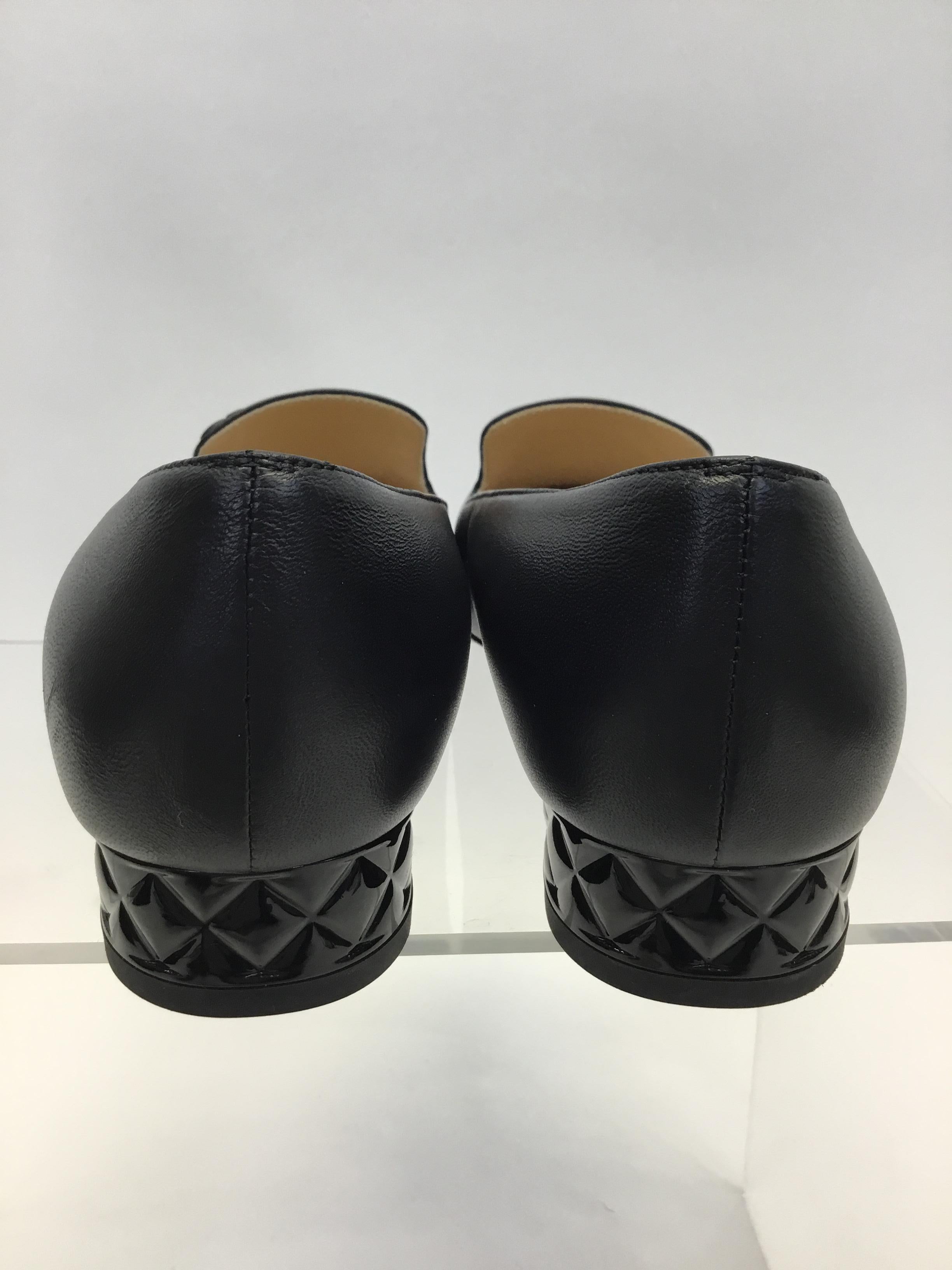 Chanel Black Leather Loafers NIB In New Condition For Sale In Narberth, PA