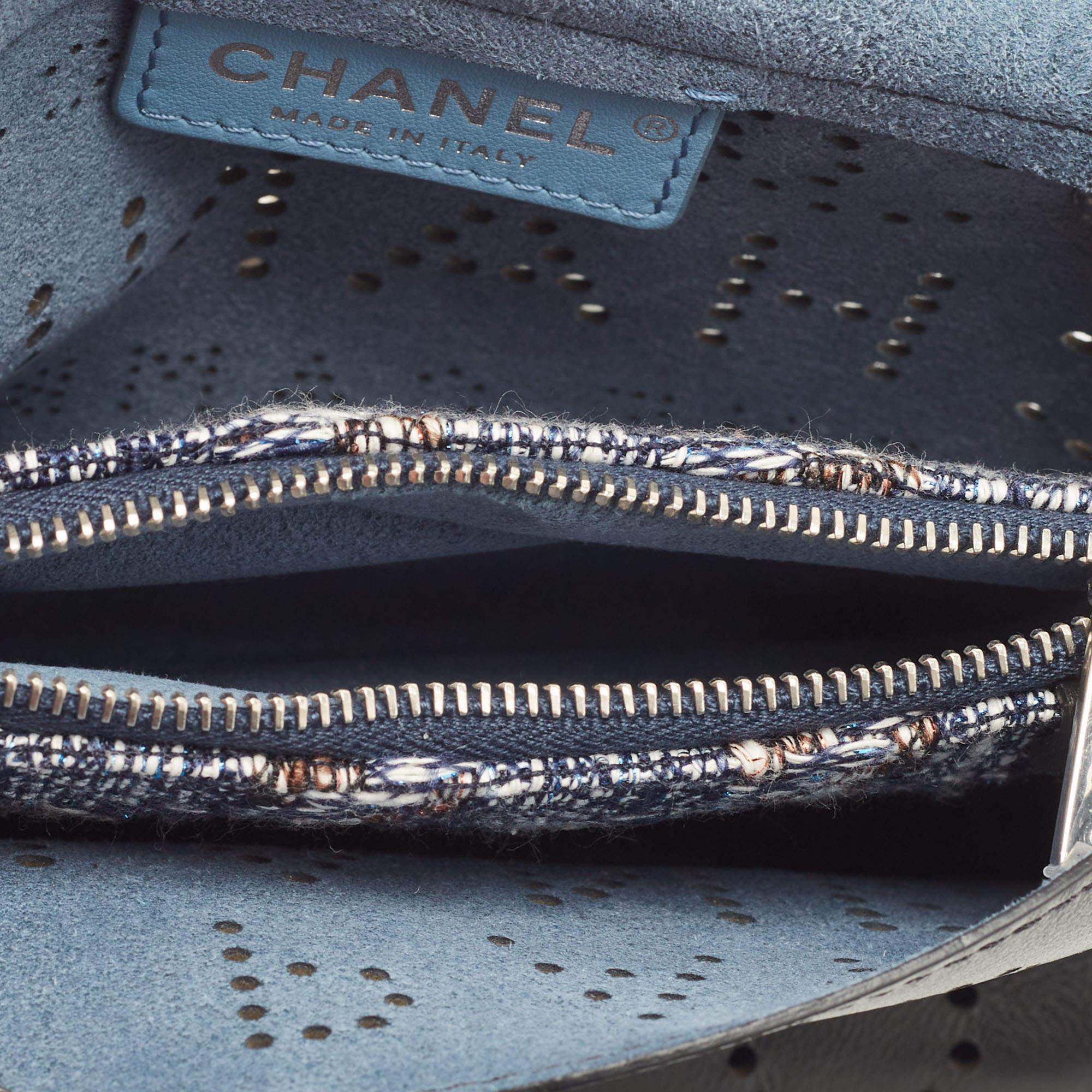 Chanel Black Leather Logo Eyelets Belt Bag 5