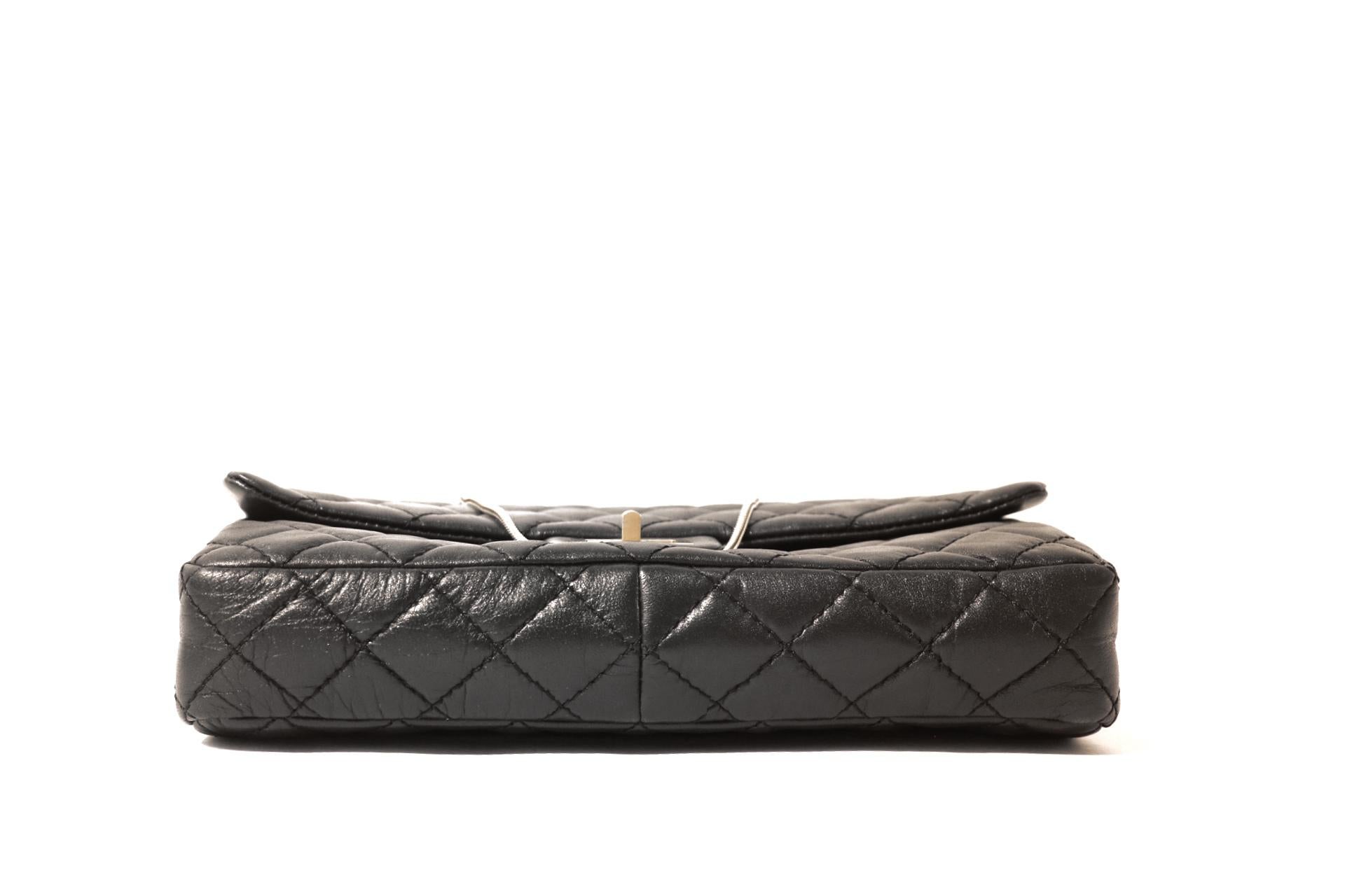Women's Chanel Black Leather Mademoiselle Flap Bag