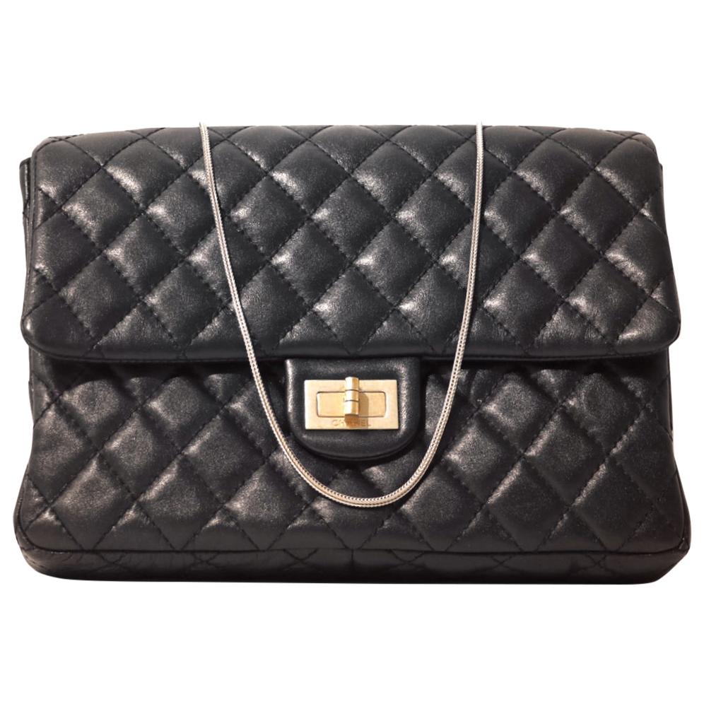 Chanel Black Leather Mademoiselle Flap Bag