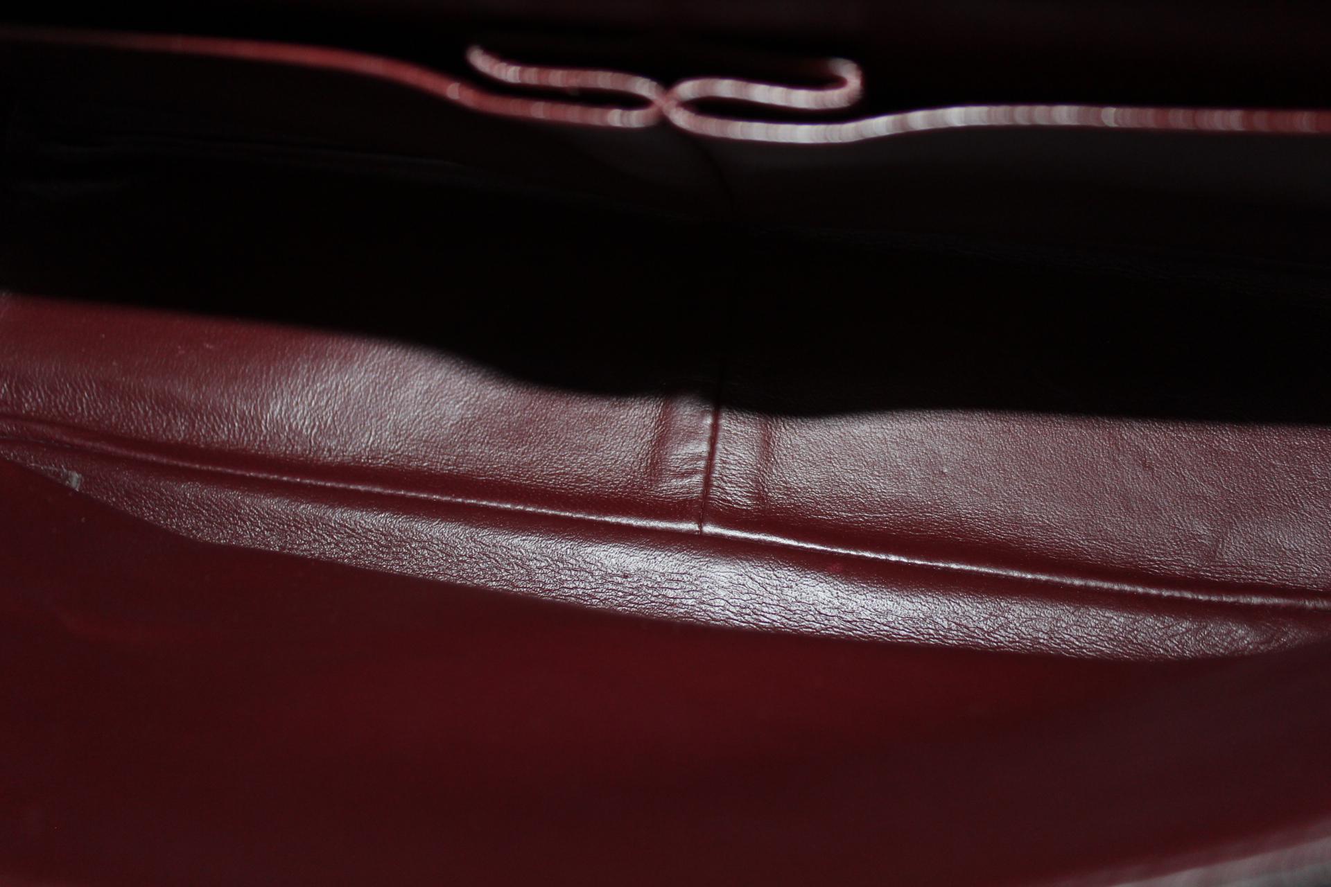 Chanel Black Leather Maxi Jumbo Double-Flap Bag 2