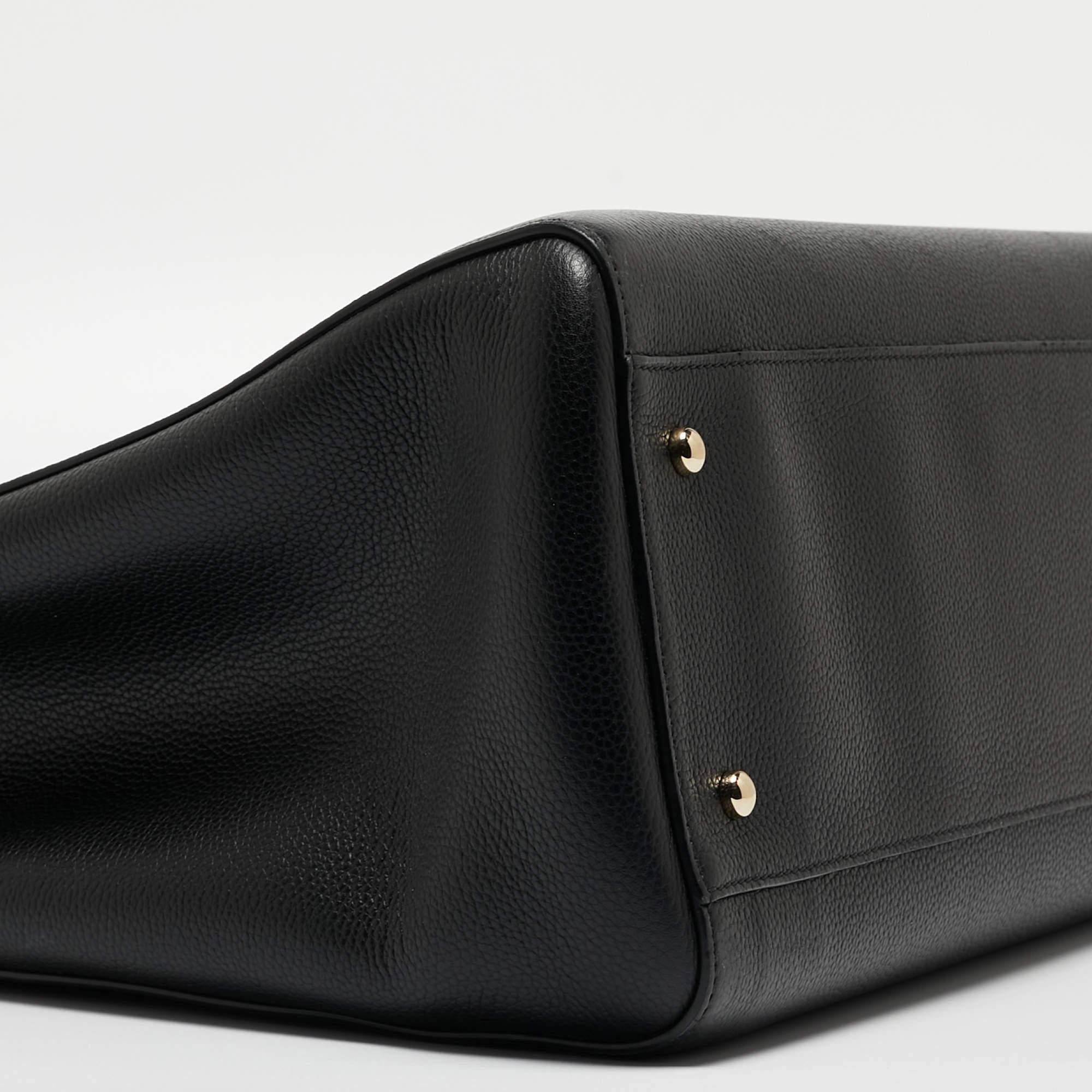 Chanel Black Leather Medium Neo Executive Shopping Tote 5