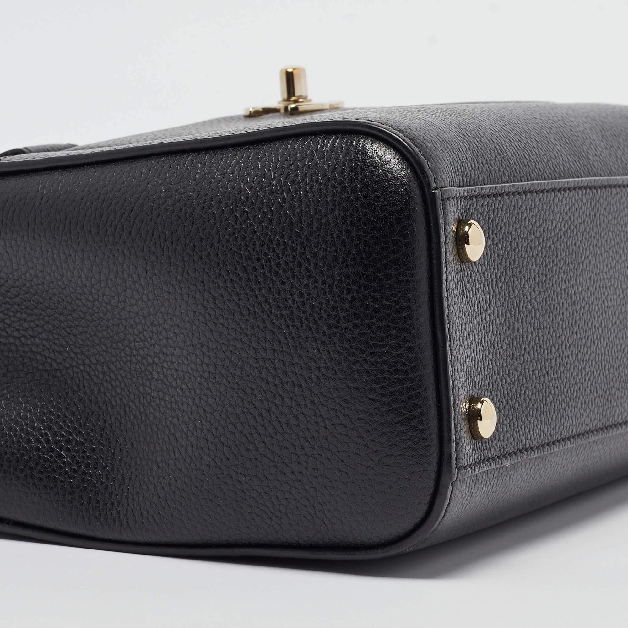 Chanel Black Leather Mini Neo Executive Tote 8