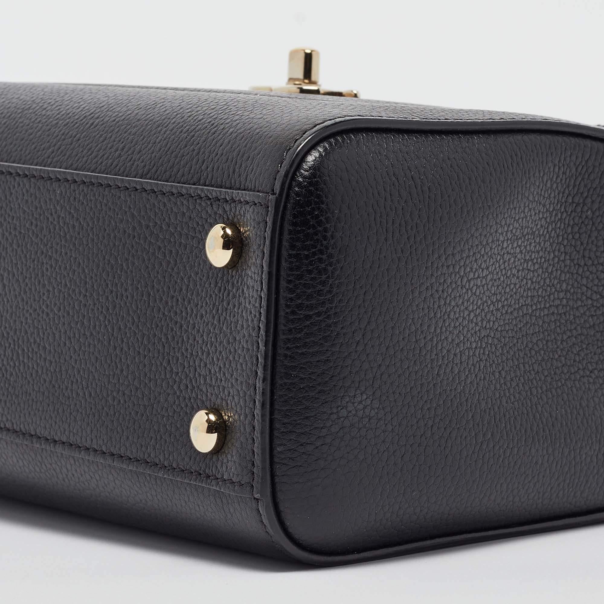 Chanel Black Leather Mini Neo Executive Tote 9
