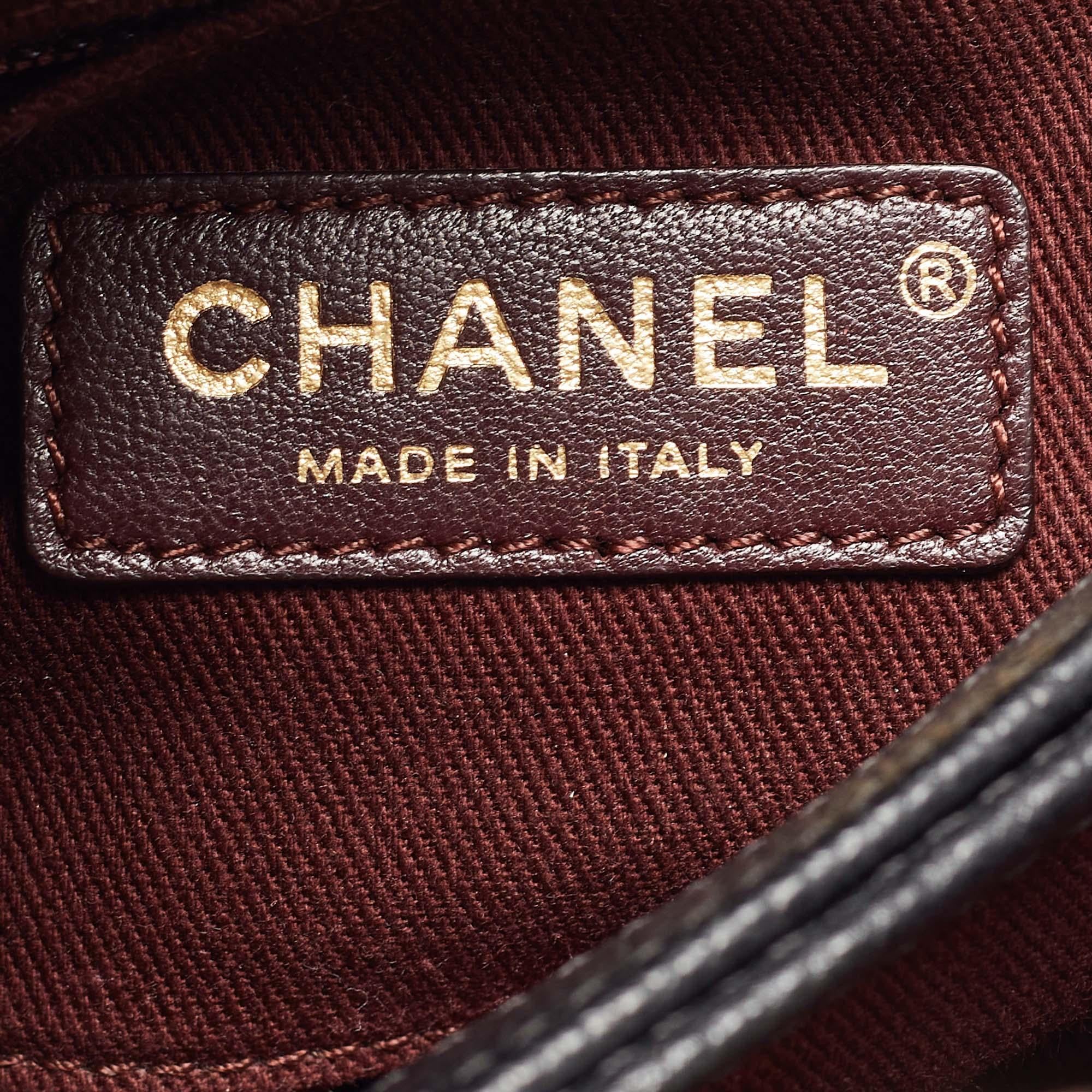 Chanel Black Leather Mini Neo Executive Tote For Sale 1