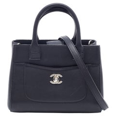 Chanel Black Leather Mini Neo Executive Tote