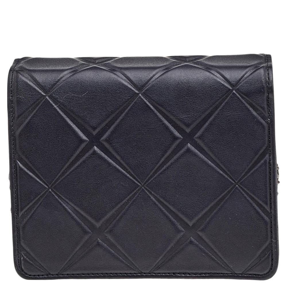 Chanel Black Leather Mini Propeller Flap Bag 5