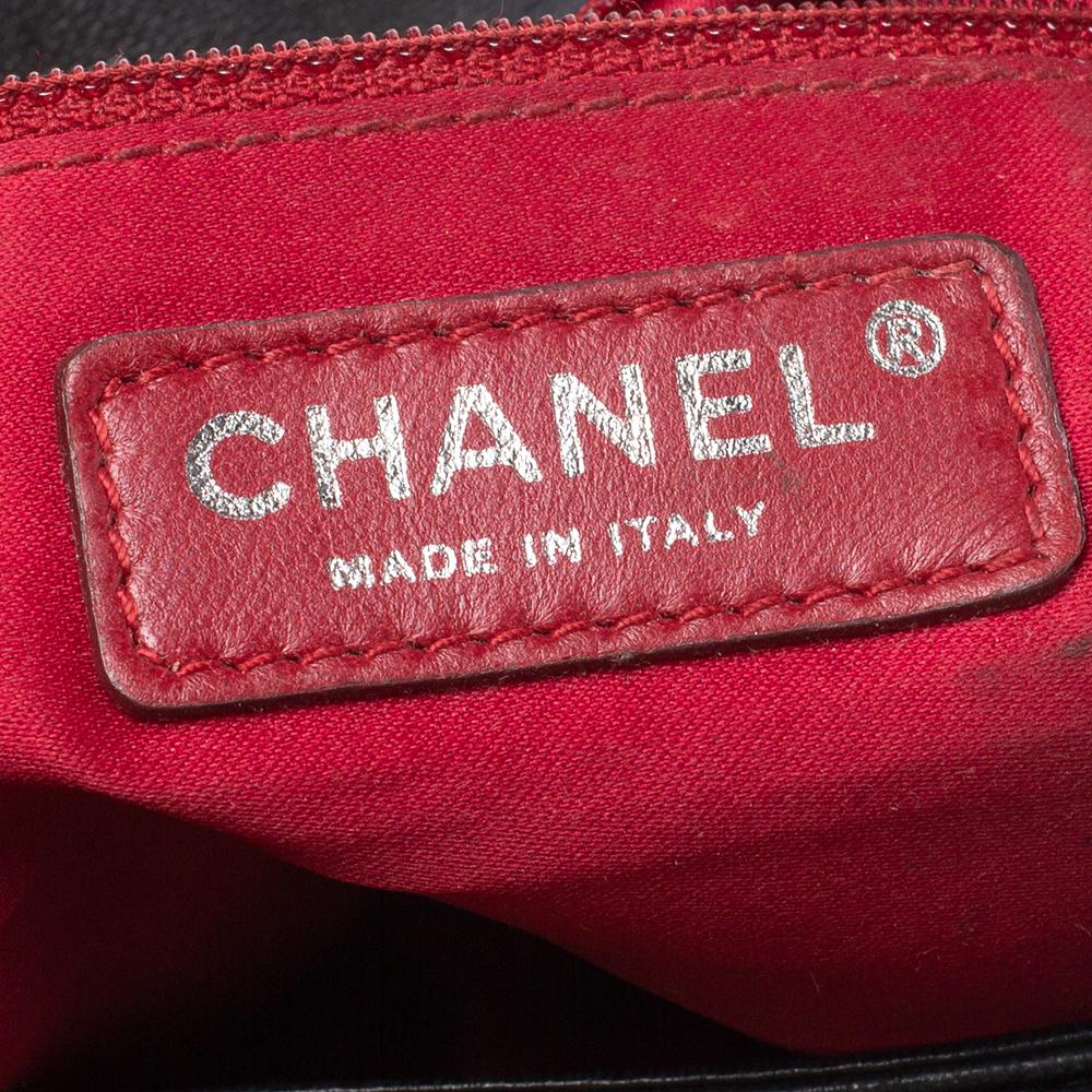 Chanel Black Leather Paris Shanghai Camellia Flap Bag 4