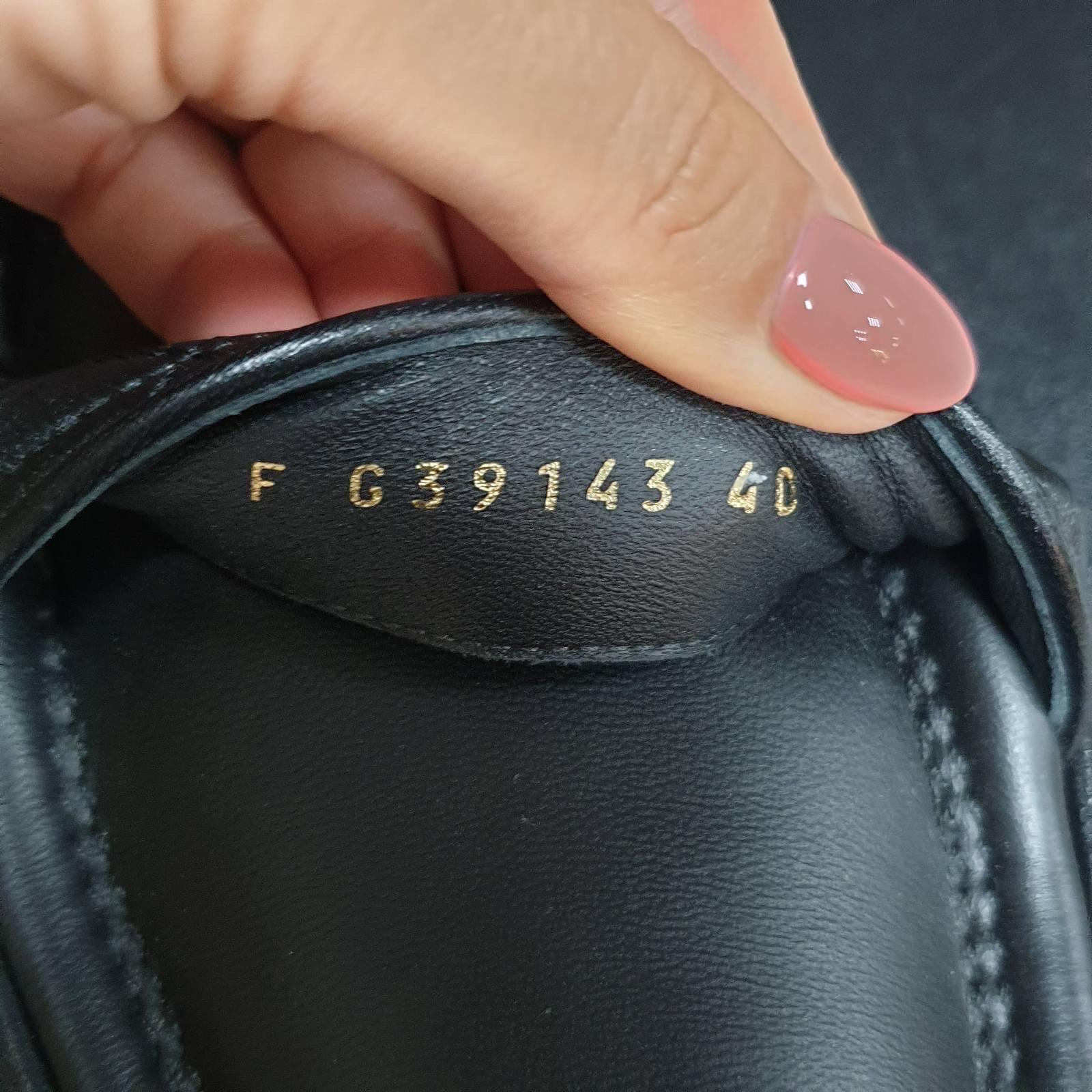 Women's Chanel Black Leather Quilted Low Wedge Sandals