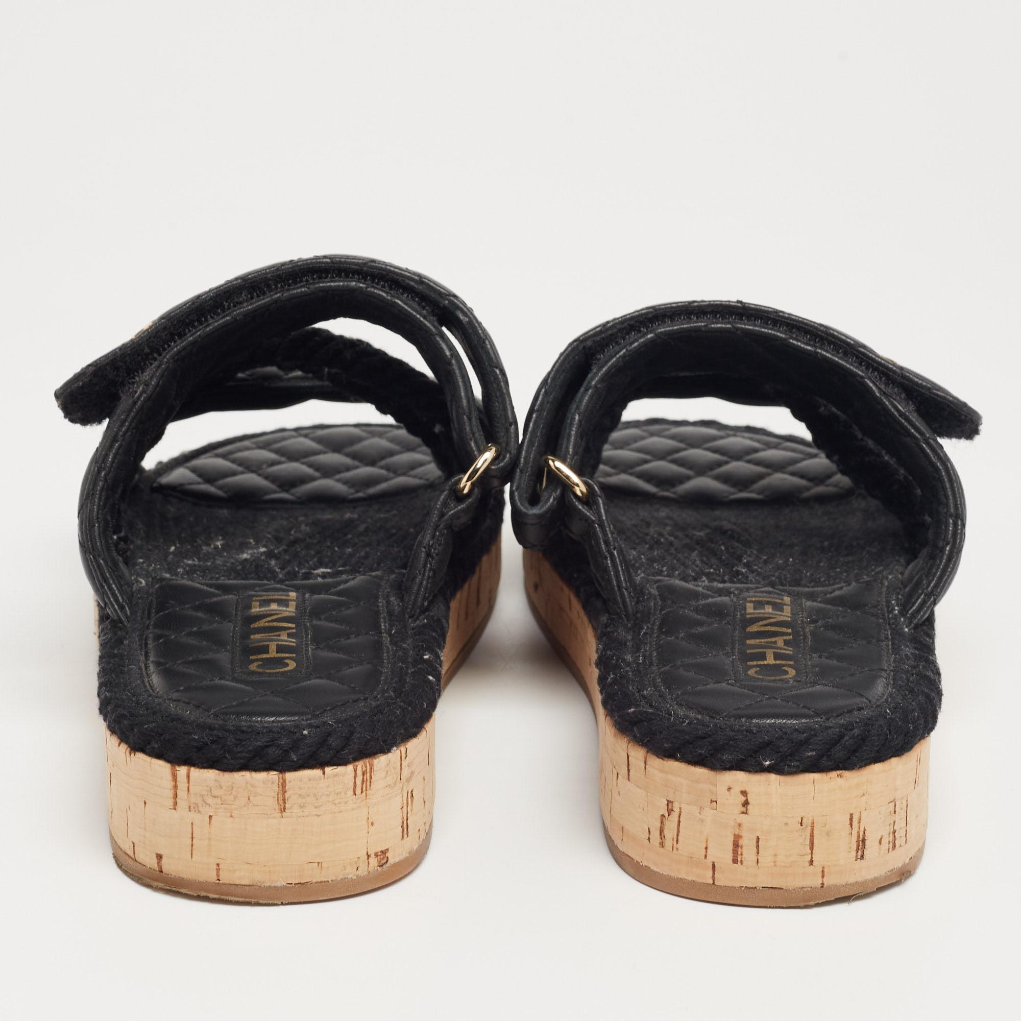chanel matrasse rope sandals