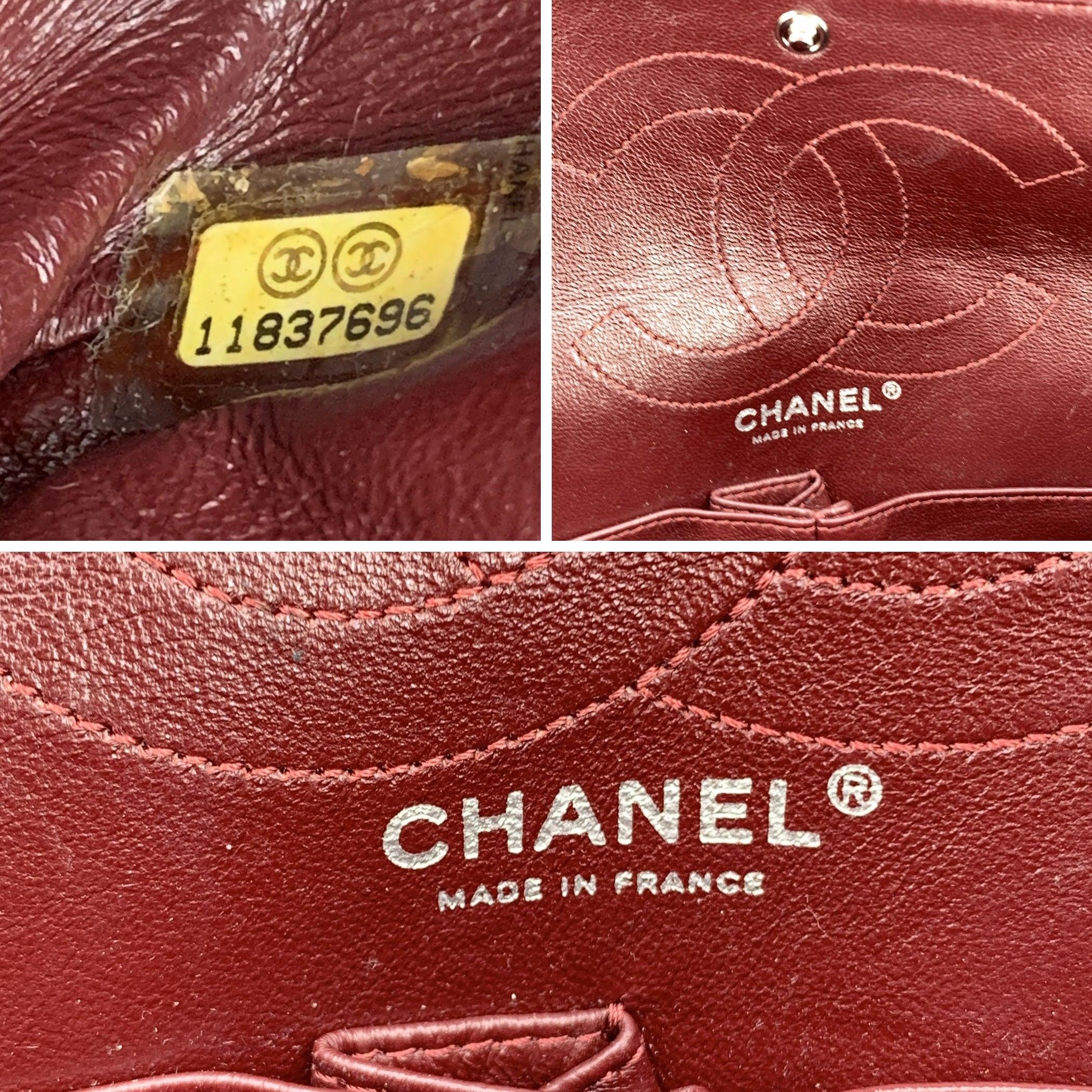 Chanel Black Leather Reissue 2.55 Large Double Flap Shoulder Bag For Sale 2